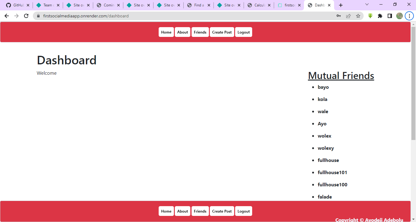 After user has been authenticated and logged in